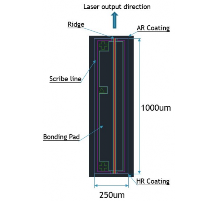 1310nm Super luminescent Diode Chip